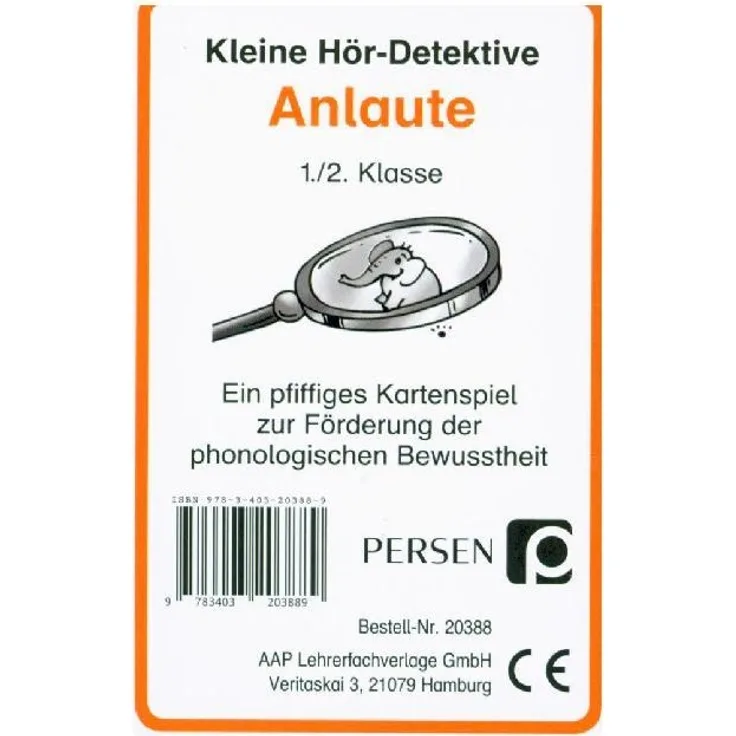 Kleine Hör-Detektive: Anlaute