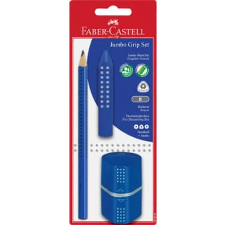 Faber-Castell - Jumbo Grip Set - blau
