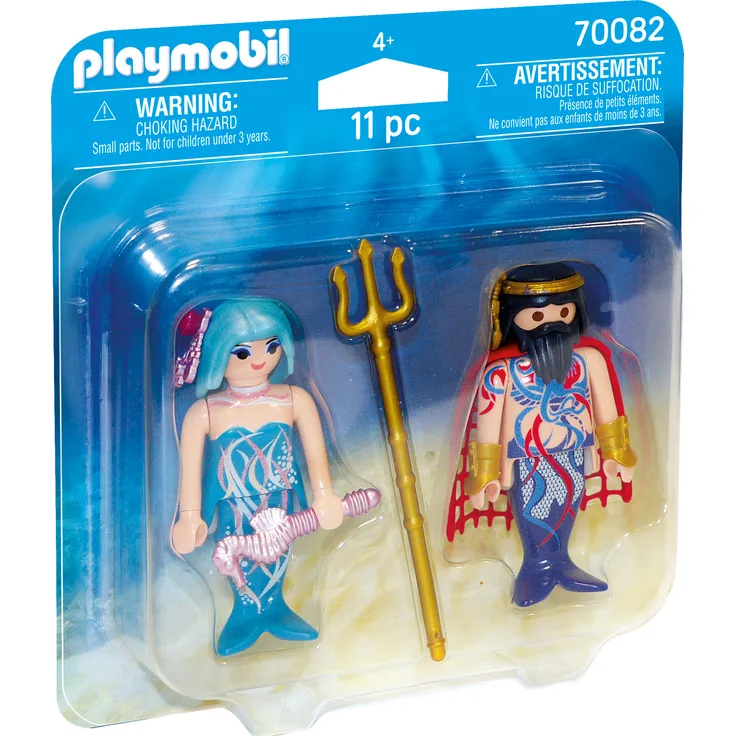Playmobil Magic 70082 'DuoPack Meereskönig und Nixe', 11 Teile, ab 4 Jahren