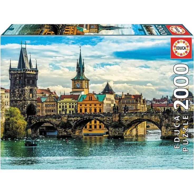 Sicht auf Prag 2000 Teile Puzzle