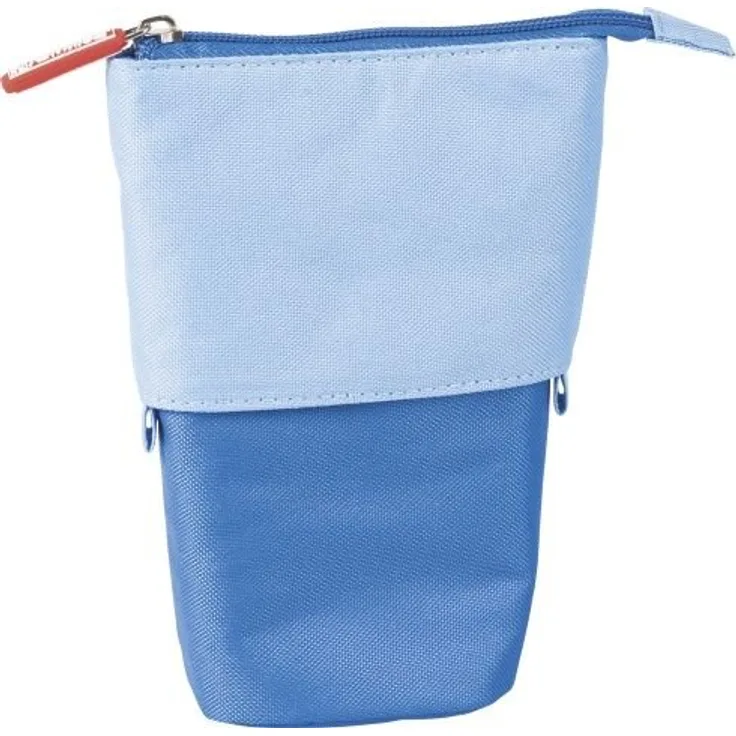 Brunnen 104903030 Etui und Stiftköcher 18 x 8 cm, Gestülpt 12 cm blau