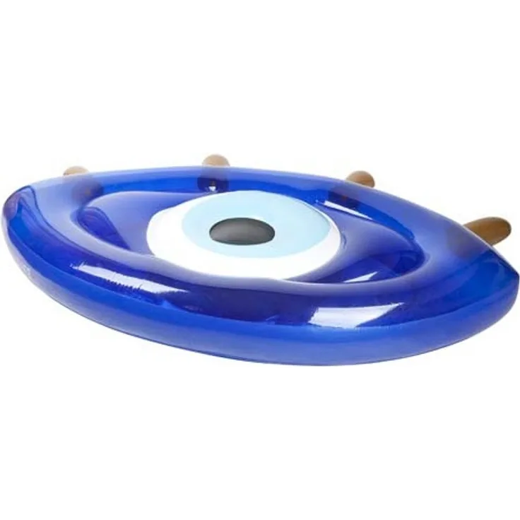 luftmatratze Greek Eye 185 x 110 cm PVC blau