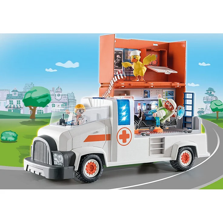 Playmobil DUCK ON CALL 70913 'Notarzt Truck', 59 Teile, ab 3 Jahren – Bild 3