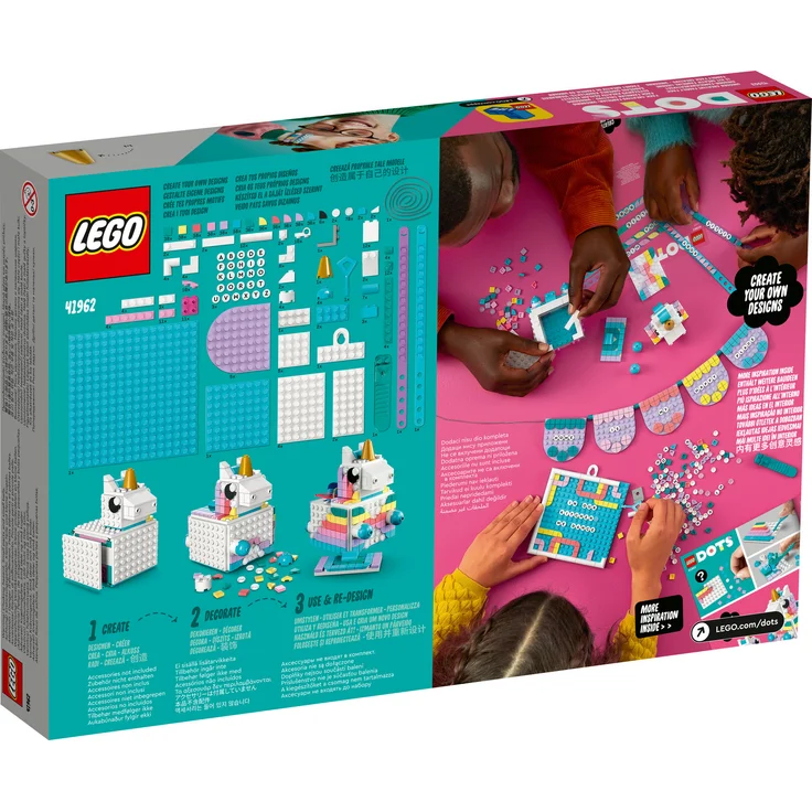 Lego Dots 41962 'Einhorn Familienkreativset', 707 Teile, ab 6 Jahren - Preisvergleich – Bild 4