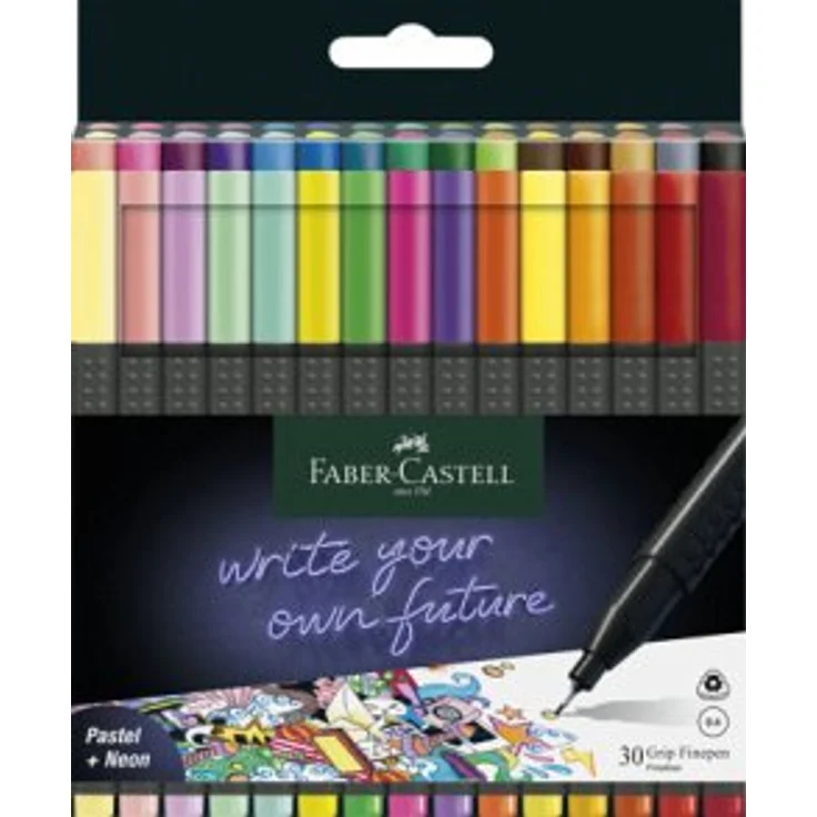 Faber-Castell Finepen Grip 30er Etui DE – Bild 2