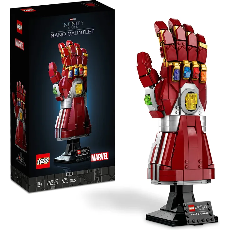 LEGO Marvel 76223 'Iron Mans Nano Handschuh', 675 Teile, ab 18 Jahren