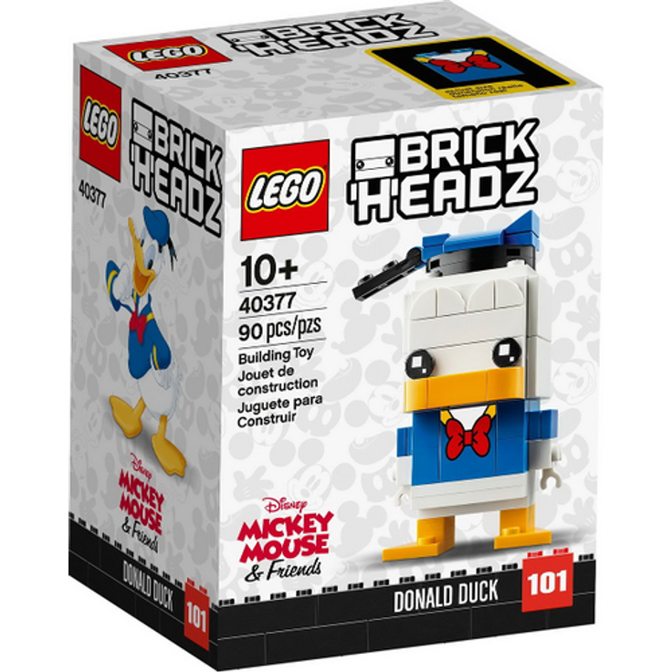 LEGO BrickHeadz 40377 'Donald Duck', 90 Teile, ab 10 Jahren