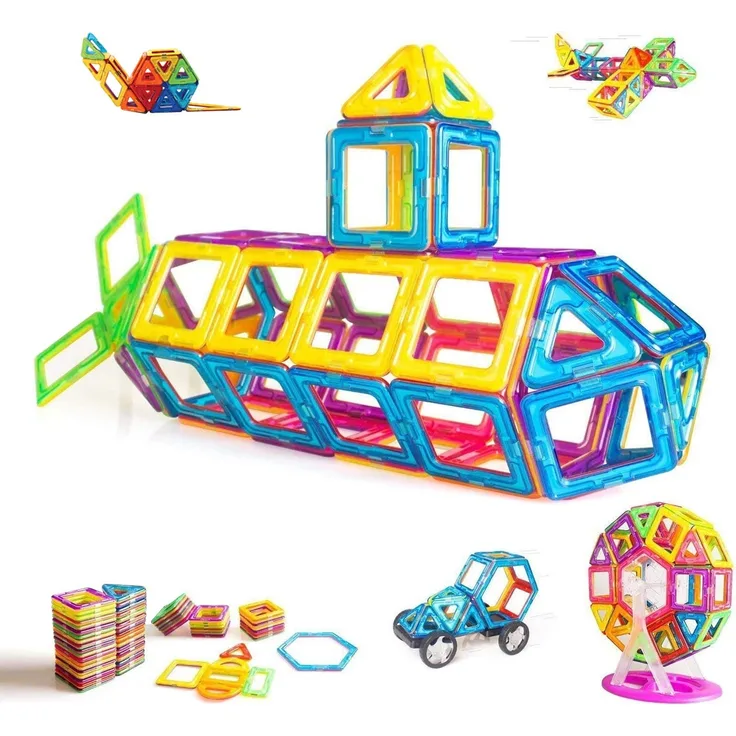 CONDIS Magnetische Bausteine 95 Teile, Magnetspielzeug Magneten Fuer Kinder Magnetbausteine Set Magnet Spielzeug Magnetspiele für Kinder Geschenk ab 3 4 5 6 7 8 Jahre Junge Mädchen Bauklötze Bausatz - Preisvergleich