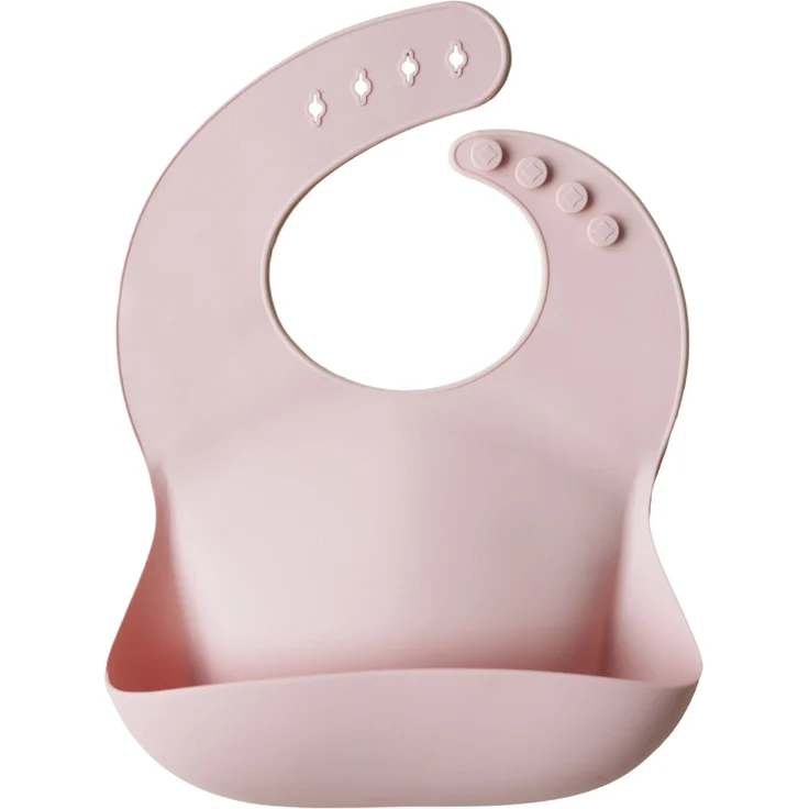 Mushie Silikon-Lätzchen Blush Rosa 1 - Preisvergleich – Bild 1