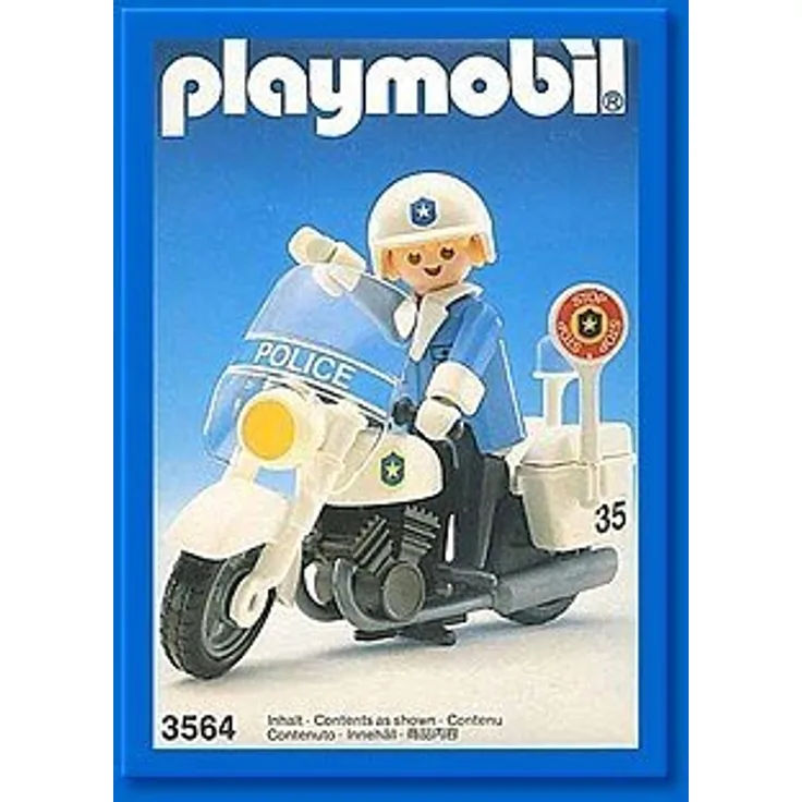 PLAYMOBIL - Motorrad Polizei 3564
