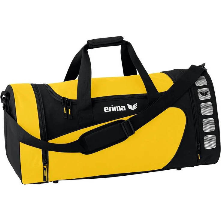 Erima Club 5 Sporttasche S 49Lx23Bx25H (28 Liter), gelb/schwarz - Preisvergleich – Bild 1