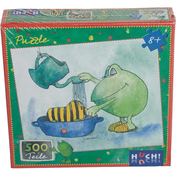 Huch Janosch Puzzle, 500 Teile, ab 8 Jahre, Frosch mit Tigerente