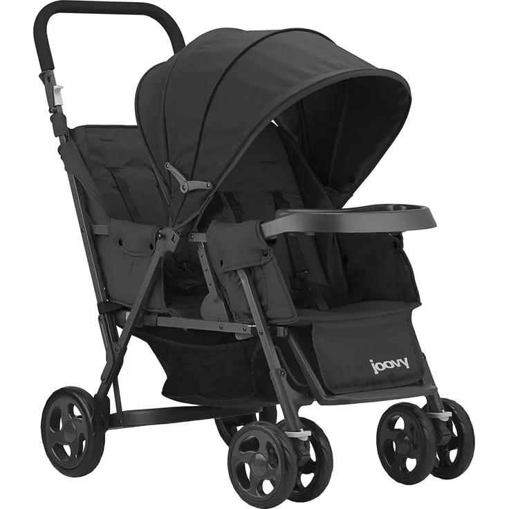 Joovy 8167 Caboose Too Tandem Kinderwagen, schwarz