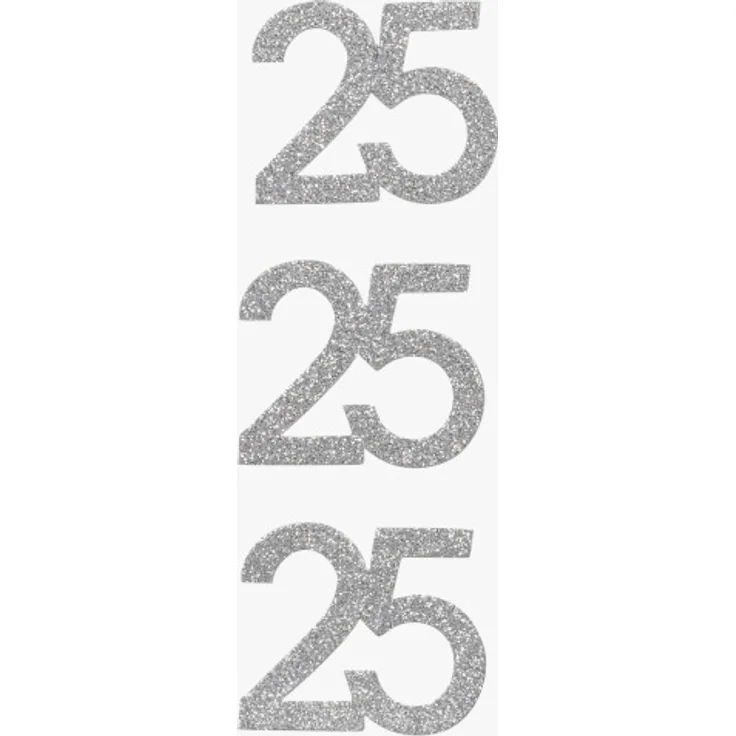 Sticker Mix Zahl 25