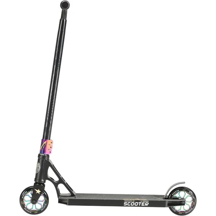 Star Scooter Roller Alu Professional HIC 120mm - Schwarz Chrom – Bild 2