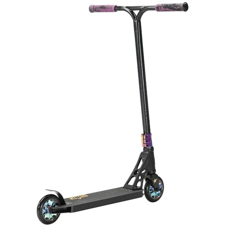 Star Scooter Roller Alu Professional HIC 120mm - Schwarz Chrom – Bild 3