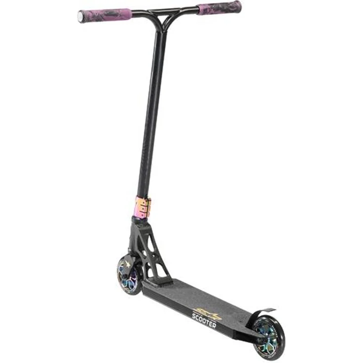 Star Scooter Roller Alu Professional HIC 120mm - Schwarz Chrom – Bild 4
