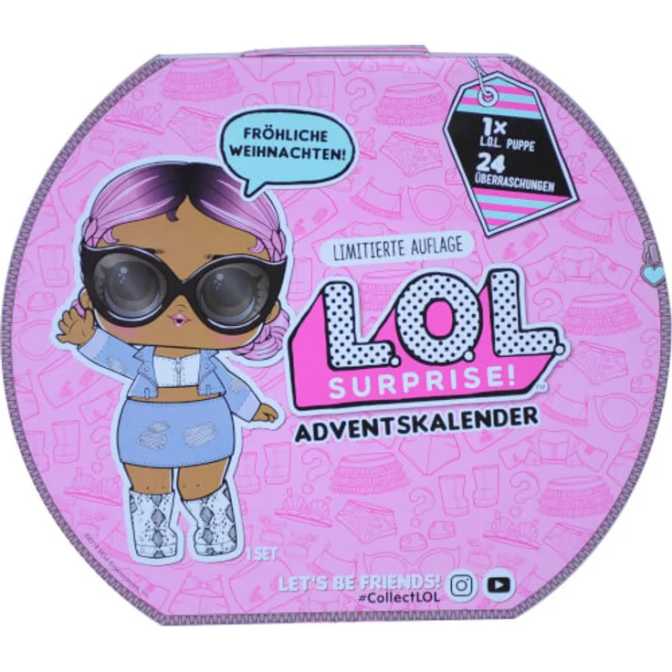 MGA Entertainment 'L.O.L. Surprise Adventskalender 2021', mit 25 Überraschungen, ab 4 Jahren