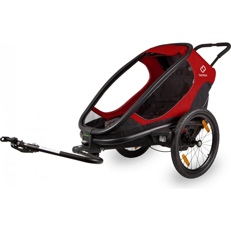 Hamax Outback ONE (5 Farben) Rot Schwarz – Bild 1