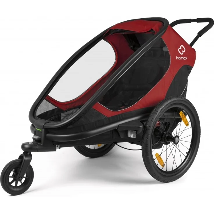 Hamax Outback ONE (5 Farben) Rot Schwarz – Bild 5