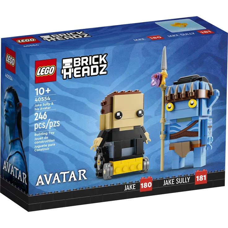Lego Brick Headz 40554 'Jake Sully und sein Avatar', 246 Teile, ab 10 Jahren – Bild 1