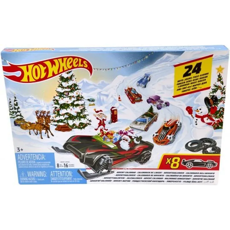 Mattel - Hot Wheels FYN46 - Adventskalender 2019