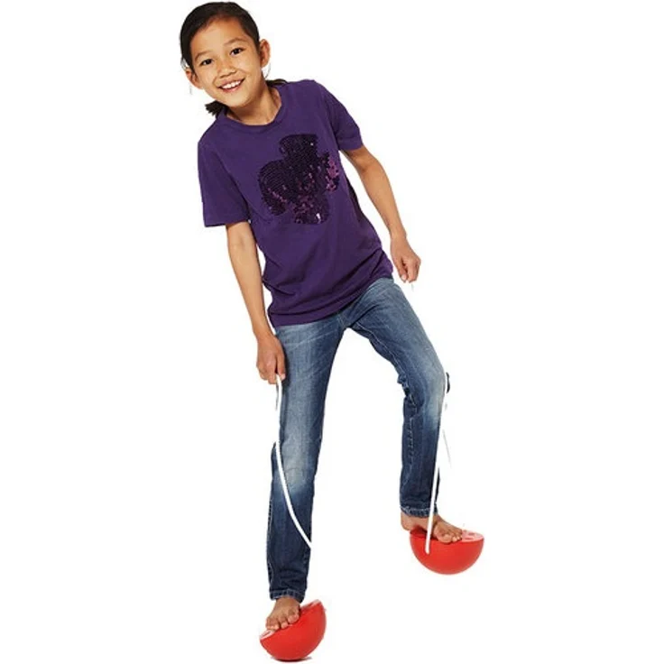 Halbkugelstelzen-Paar mit Kordel – Bild 1