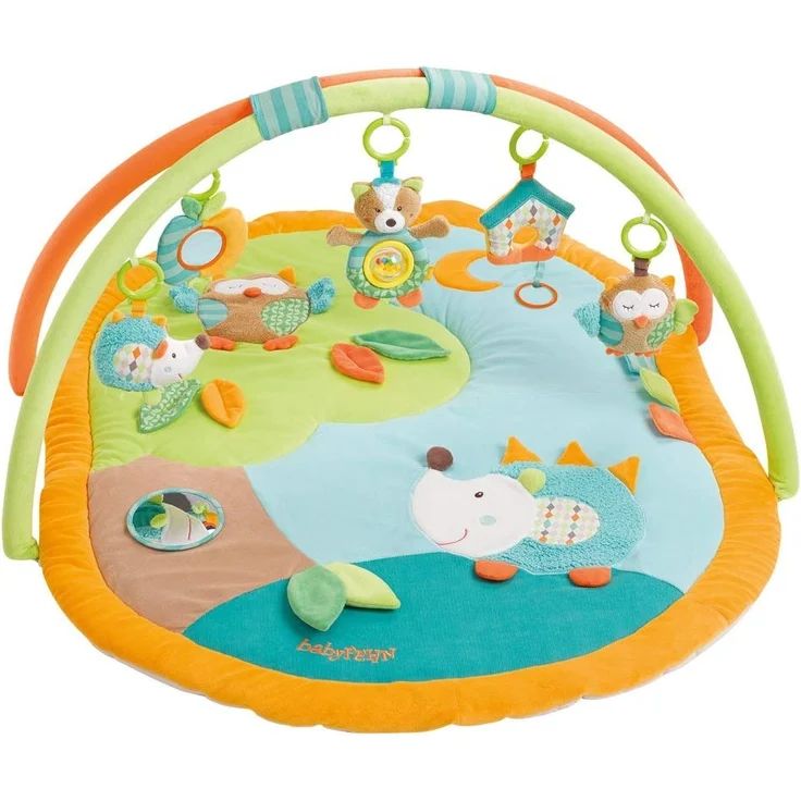 fehn 'Sleeping Forest' 3-D-Activity-Decke inkl. Spielbogen 80x105cm – Bild 1