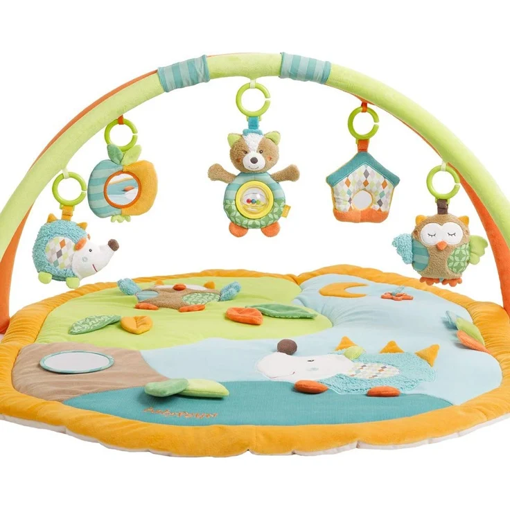 fehn 'Sleeping Forest' 3-D-Activity-Decke inkl. Spielbogen 80x105cm – Bild 6