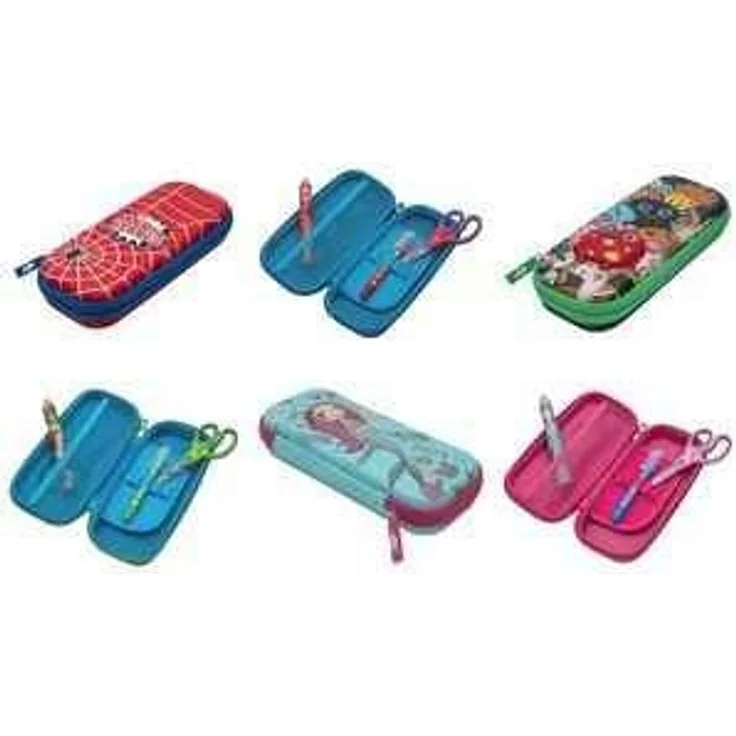 WEDO 2423204 Schulmäppchen Monster, inkl. Netztasche und Schlaufenlasche für bis zu 5 Utensilien, pflegeleicht