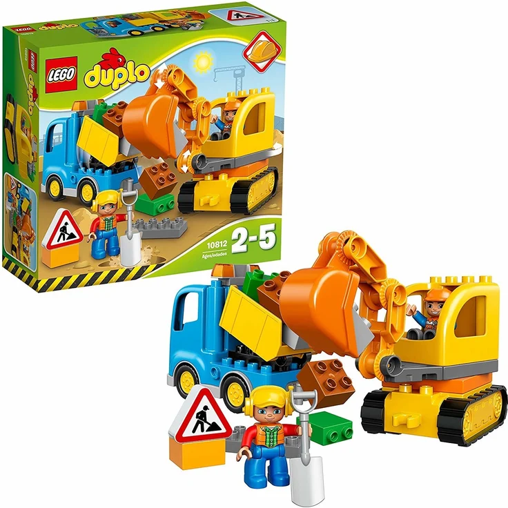 LEGO Duplo 10812 - Bagger und Lastwagen, Ideales Geschenk für 2 Jährige – Bild 1
