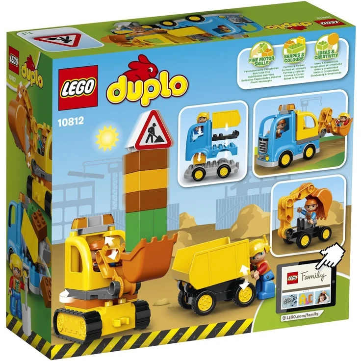 LEGO Duplo 10812 - Bagger und Lastwagen, Ideales Geschenk für 2 Jährige – Bild 2