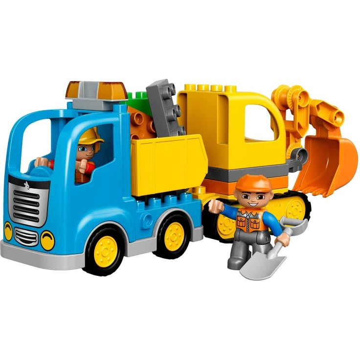 LEGO Duplo 10812 - Bagger und Lastwagen, Ideales Geschenk für 2 Jährige – Bild 3
