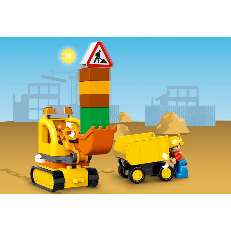 LEGO Duplo 10812 - Bagger und Lastwagen, Ideales Geschenk für 2 Jährige – Bild 12