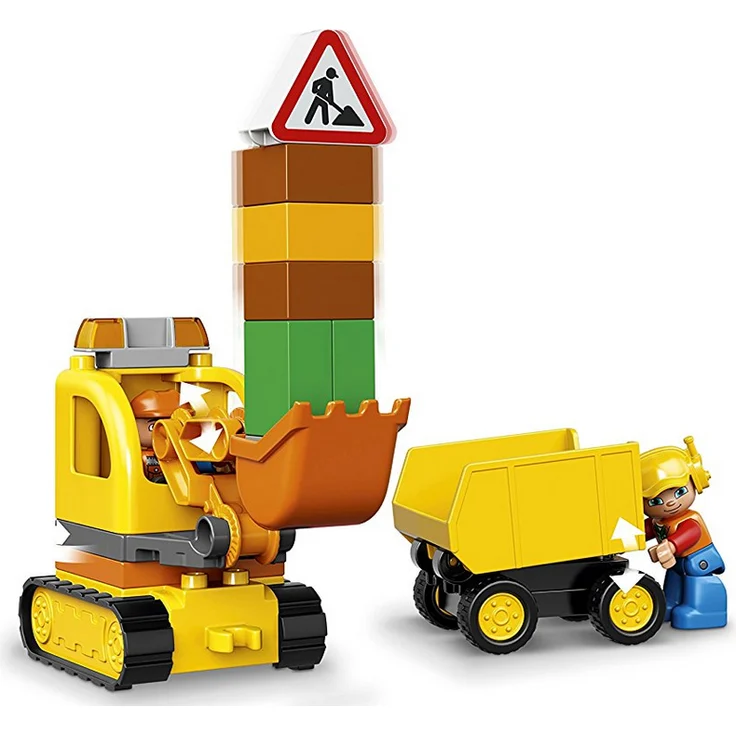 LEGO Duplo 10812 - Bagger und Lastwagen, Ideales Geschenk für 2 Jährige – Bild 5