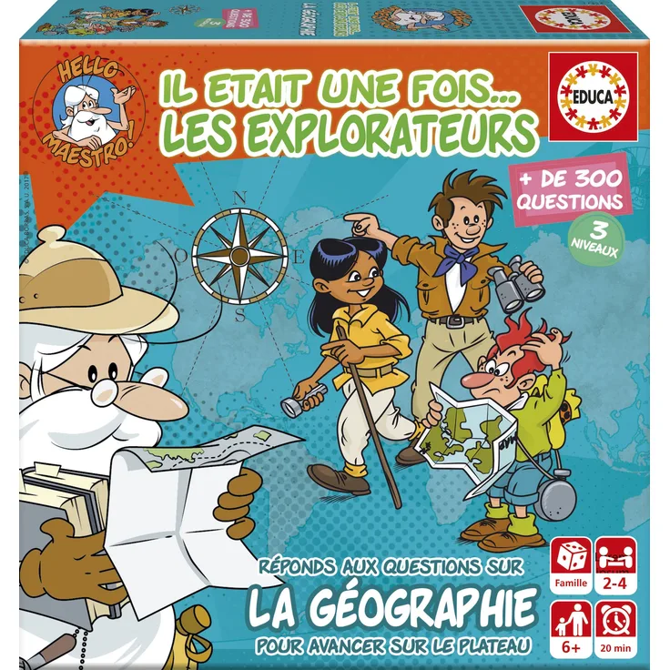 Educa borrás – 17354. 0 – Mini Spiel Es war einmal. Die Entdecker