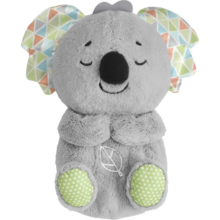 Fisher-Price HBP87 - Schlummer-Koala, musikalisches Kuscheltier mit realistischen Atembewegungen, Babyspielzeug für Babys ab der Geburt – Bild 1