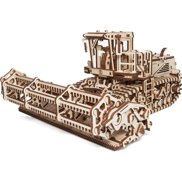 EWA Eco-Wood-Art - 3D-Holzpuzzle für Jugendliche und Erwachsene - MÄHER - DIY-Bausatz, Selbstmontage, kein Kleber erforderlich - 963 Stück – Bild 1