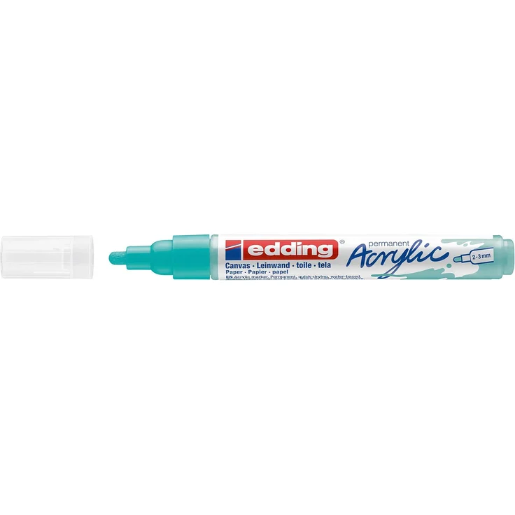 edding 5100 Acrylmarker medium opulent türkis – Bild 2