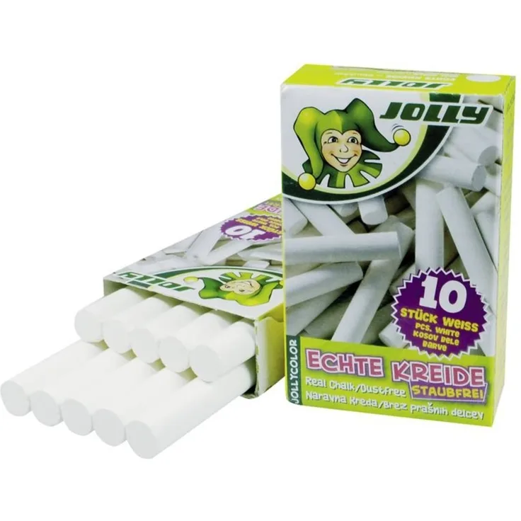 TAFELKREIDE JOLLY WEISS 10 STK