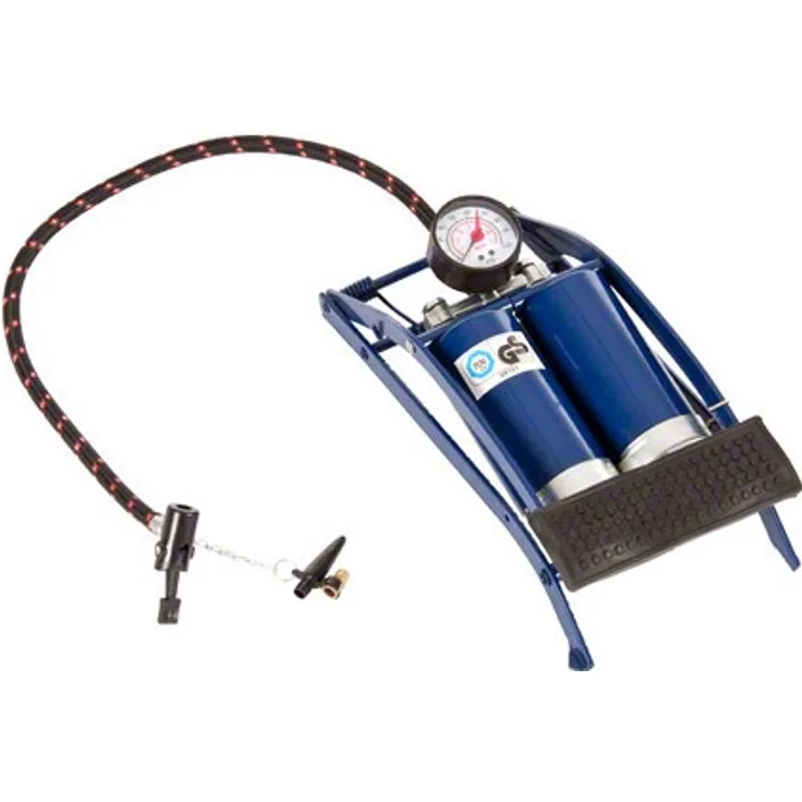 Fußluftpumpe inkl. Manometer Ballpumpe Luftpumpe Fußpumpe Fußball Handball