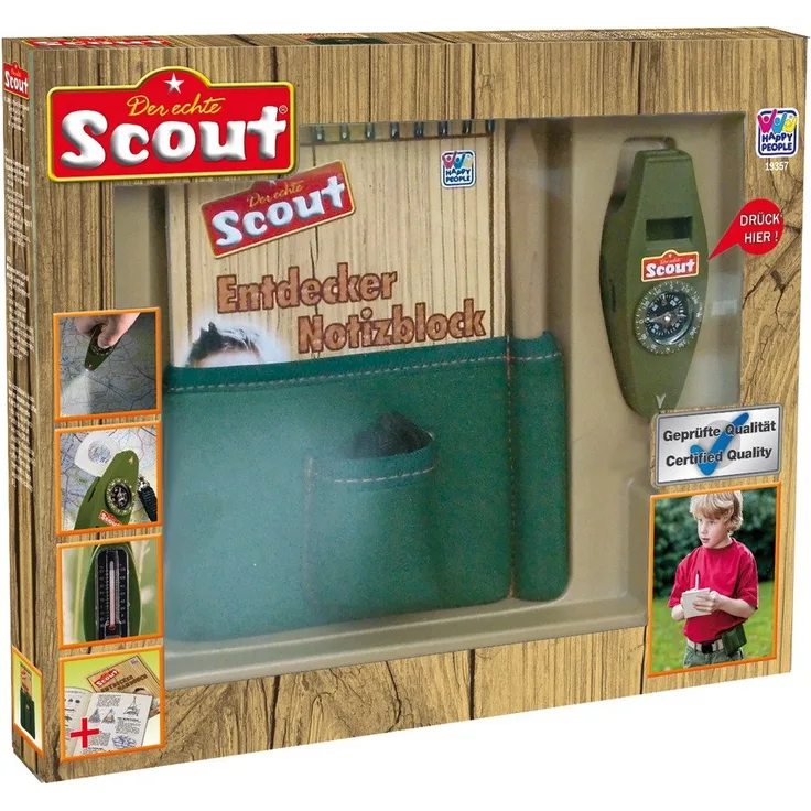 Scout Signalpfeife & Notizset