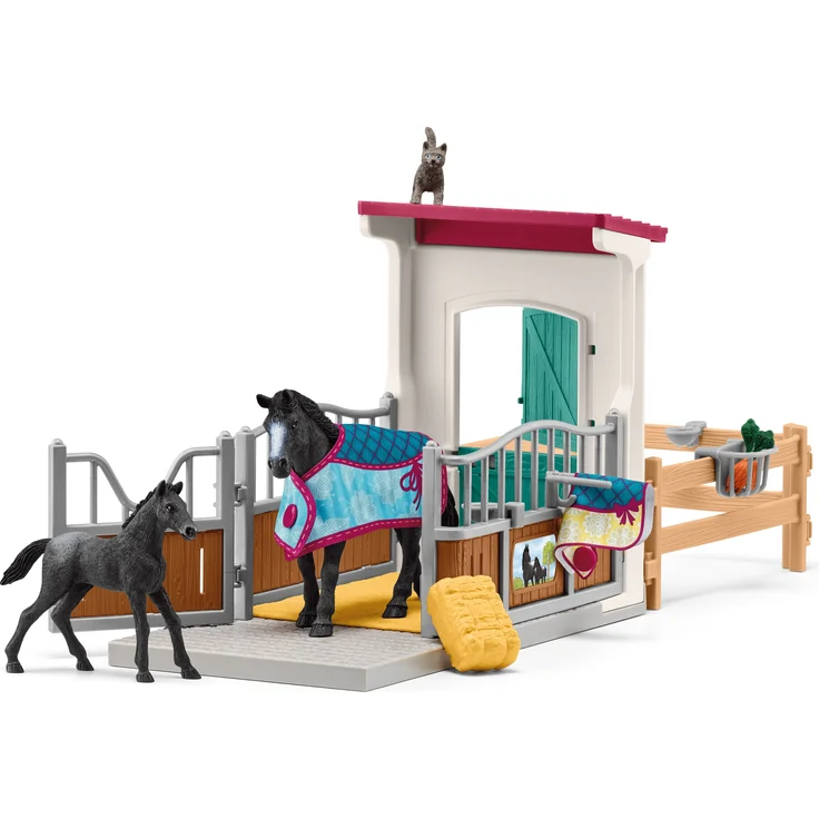 Schleich Horse Club - Pferdebox mit Stute und Fohlen – Bild 2