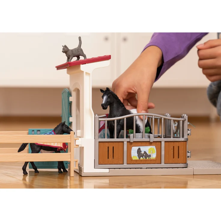 Schleich Horse Club - Pferdebox mit Stute und Fohlen – Bild 3