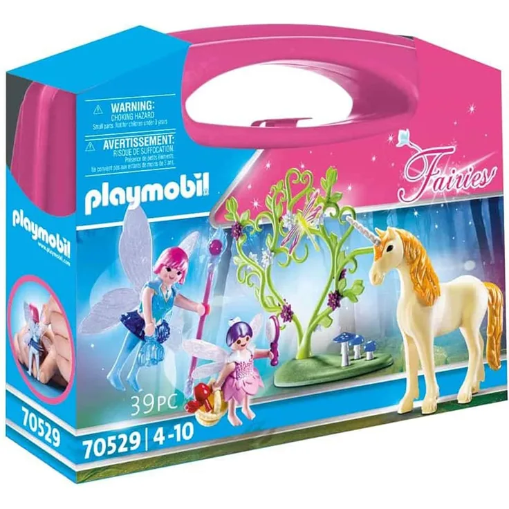 Playmobil Fairies 70529 'Feen- und Einhorn-Etui', 39 Teile, ab 4 Jahren