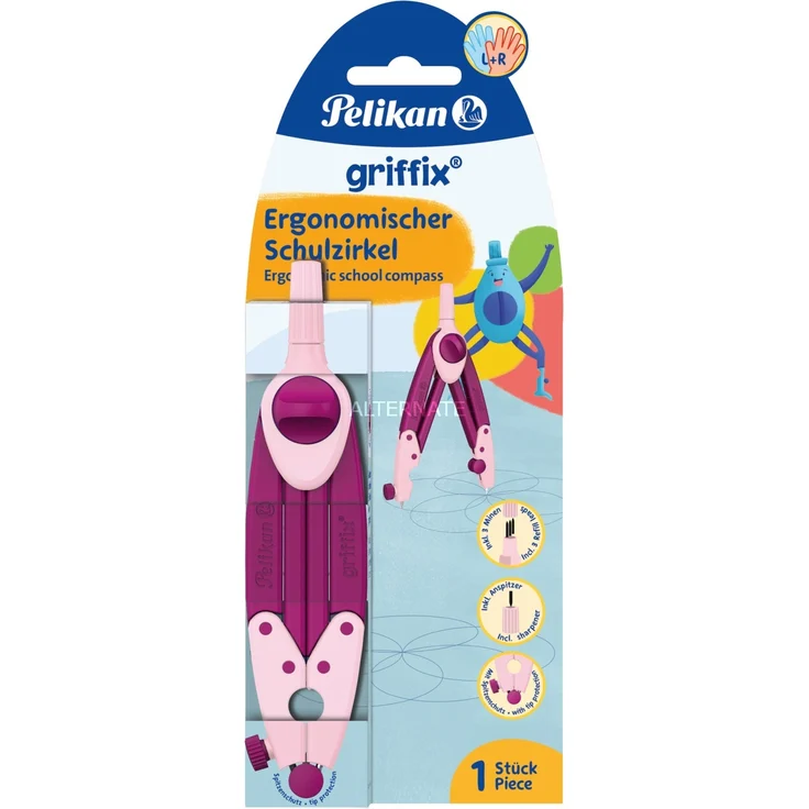 Pelikan griffix® Zirkel Sweetberry mit Spitzenschutz – Bild 1