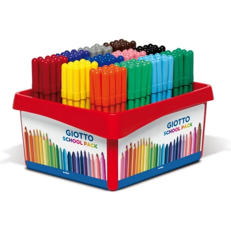 LYRA - Giotto Turbo Color Fasermaler 144 Stück in 12 Farben sortiert