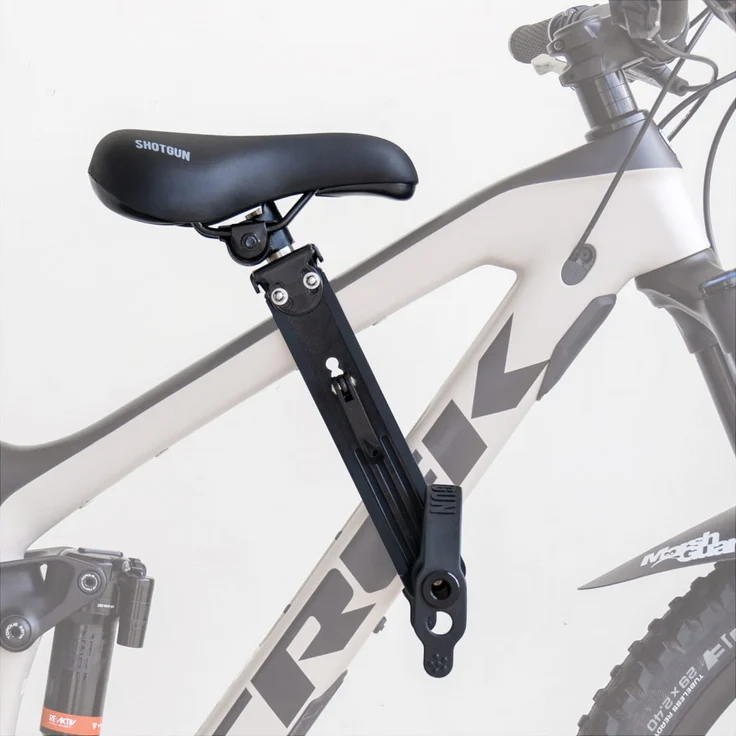 Shotgun MTB Front Kindersitz - Schwarz. – Bild 1