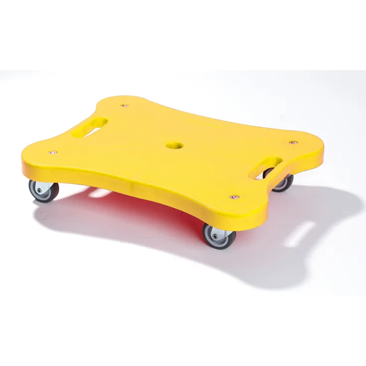 Rollbrett aus Kunststoff, Gelb