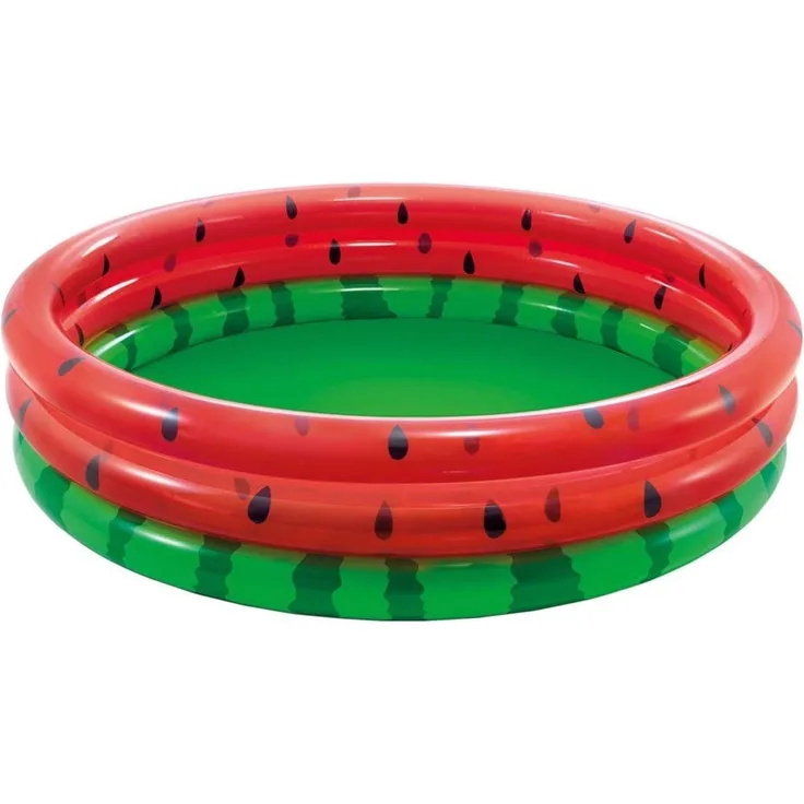Intex 'Wassermelone' Planschbecken , 168 x 38 cm, ab 3 Jahren, ca. 581 Liter Wasserkapazität